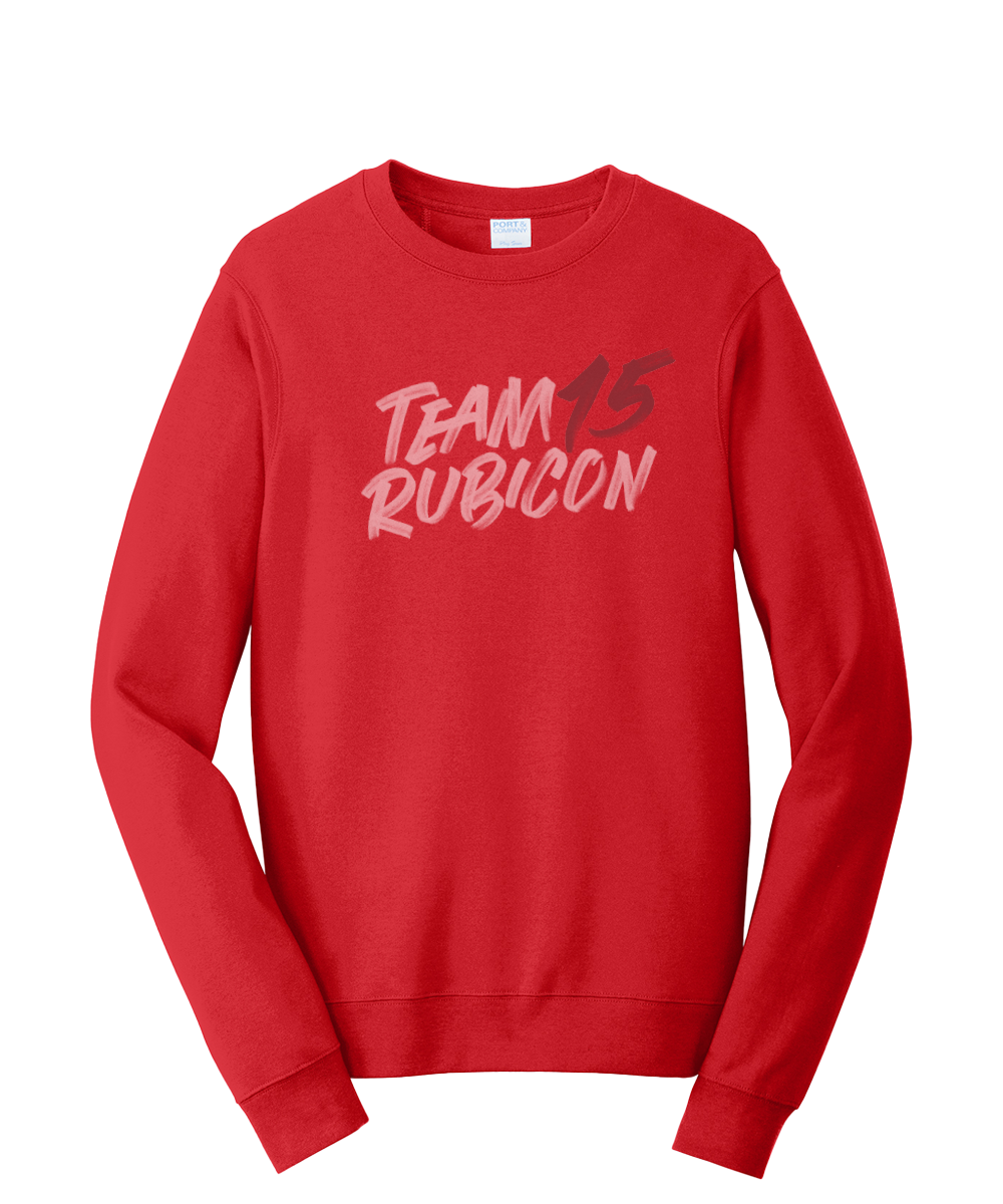 15 Year Anniversary Crewneck Sweatshirt (Red)