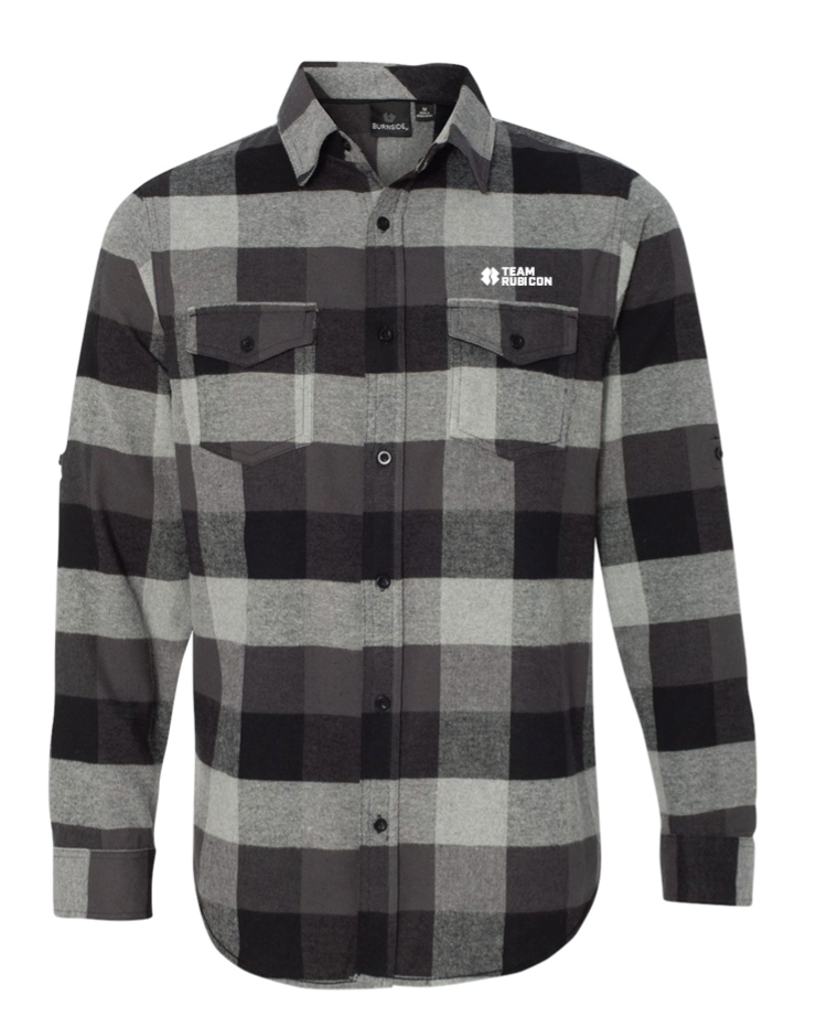 Men's Black Flannel