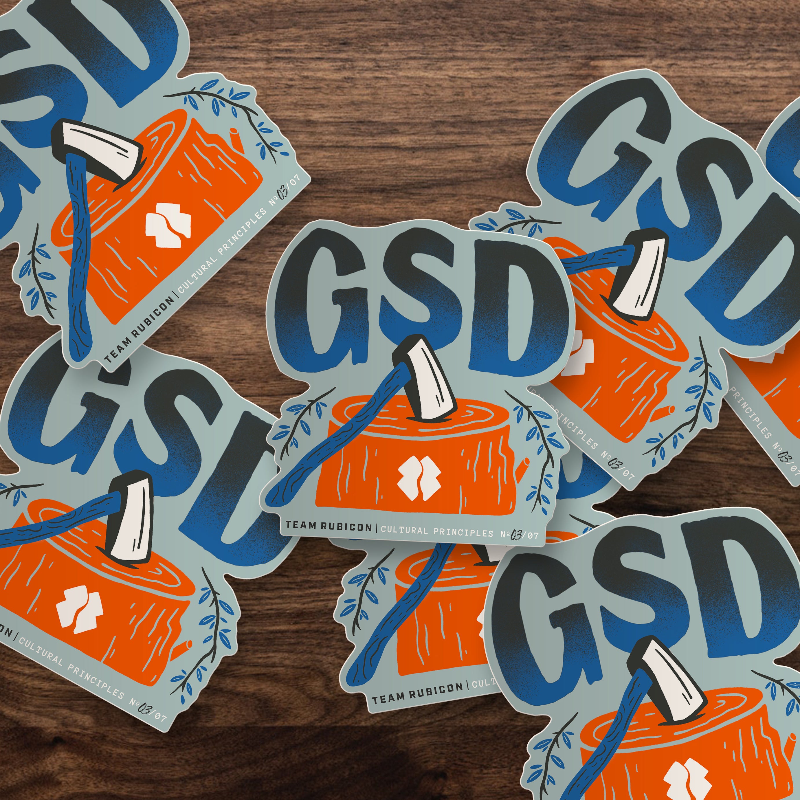 Gsd sticker hot sale