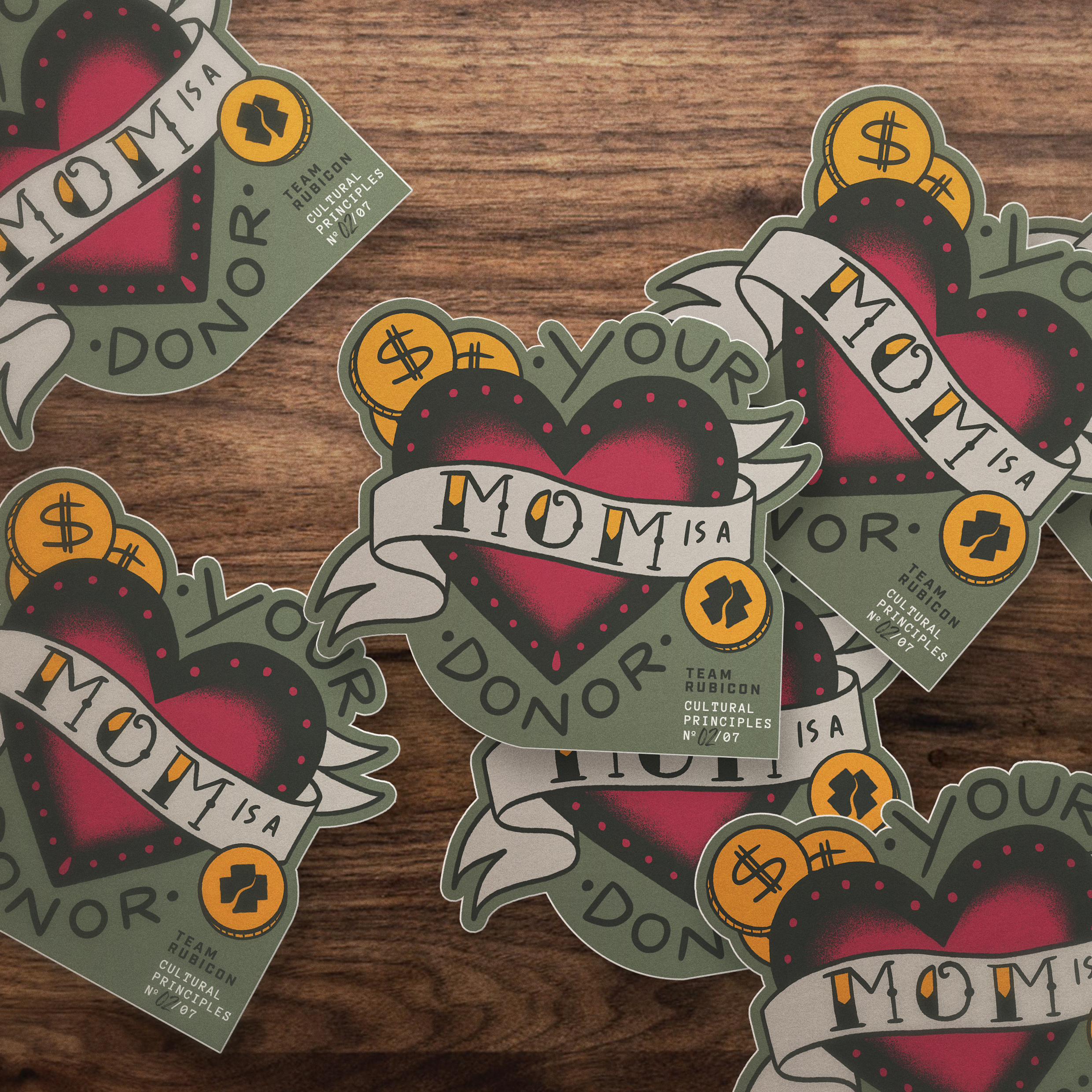 Your Mother's a Donor Sticker