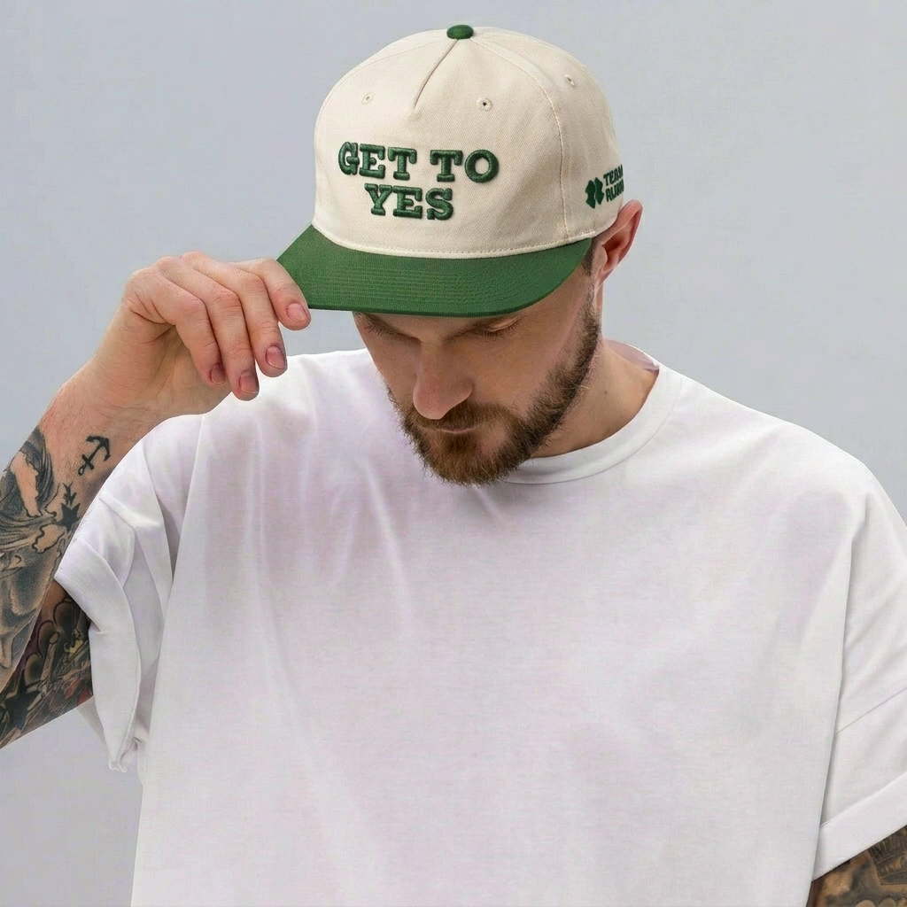 'Get To Yes' Two-Tone Cap