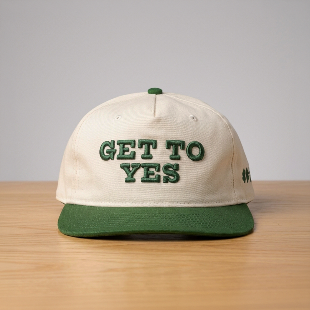 'Get To Yes' Two-Tone Cap