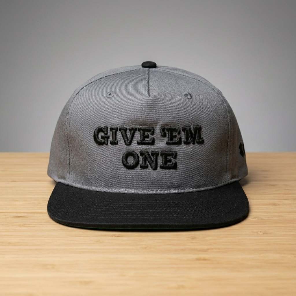 'Give 'Em One' Two-Tone Cap