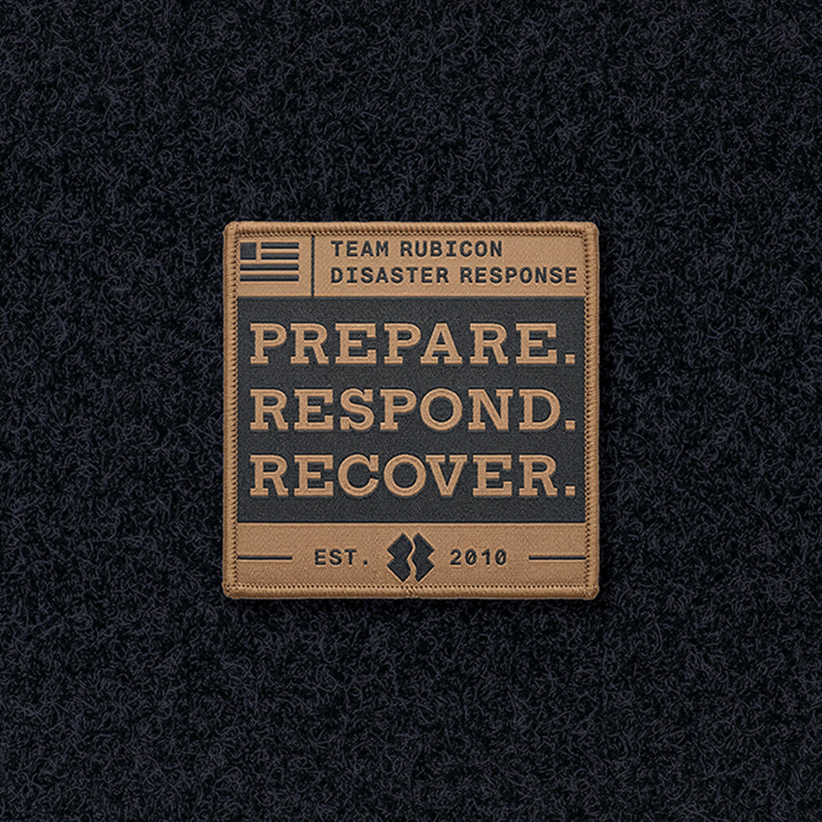 Prepare Respond Recover Woven Patch