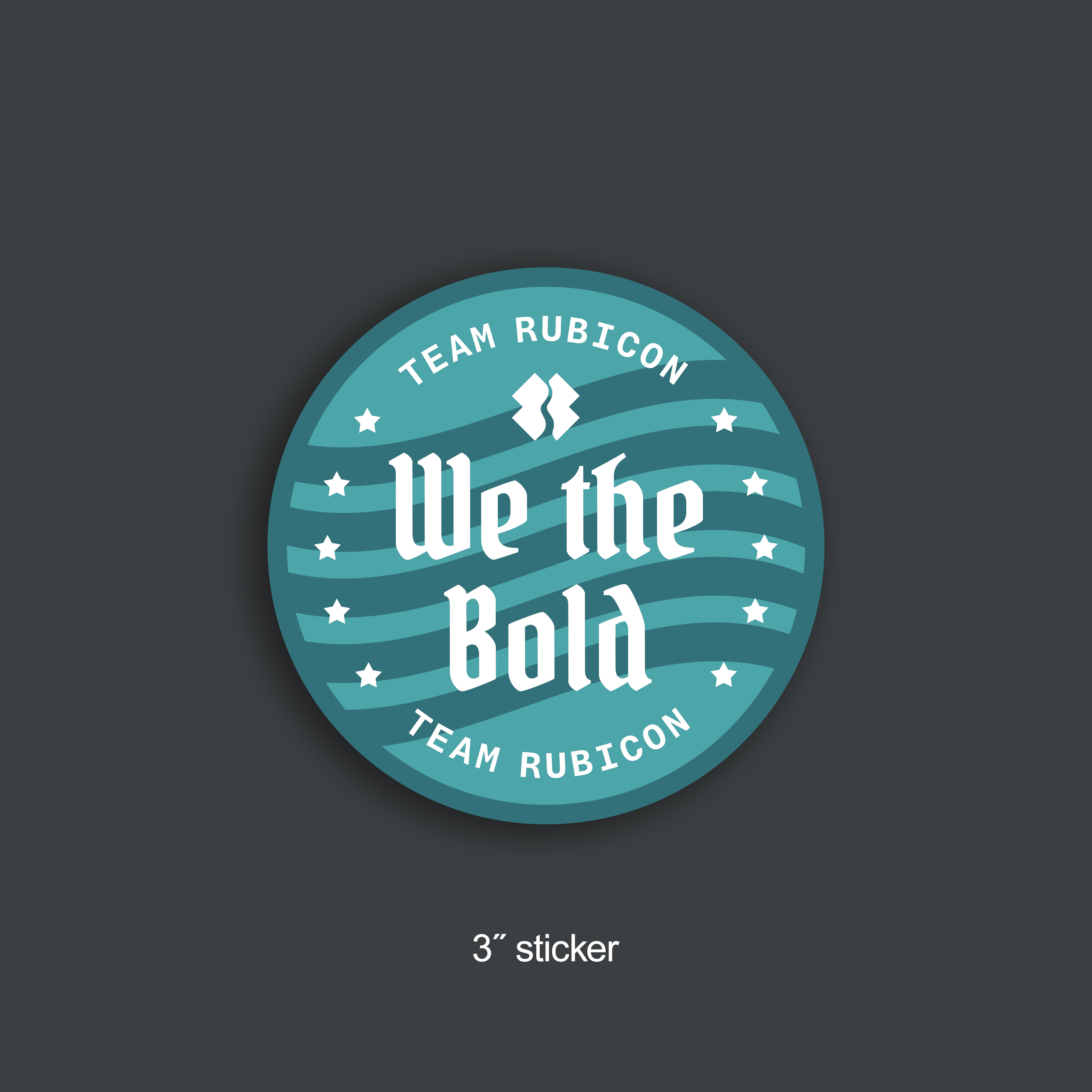 We The Bold Sticker