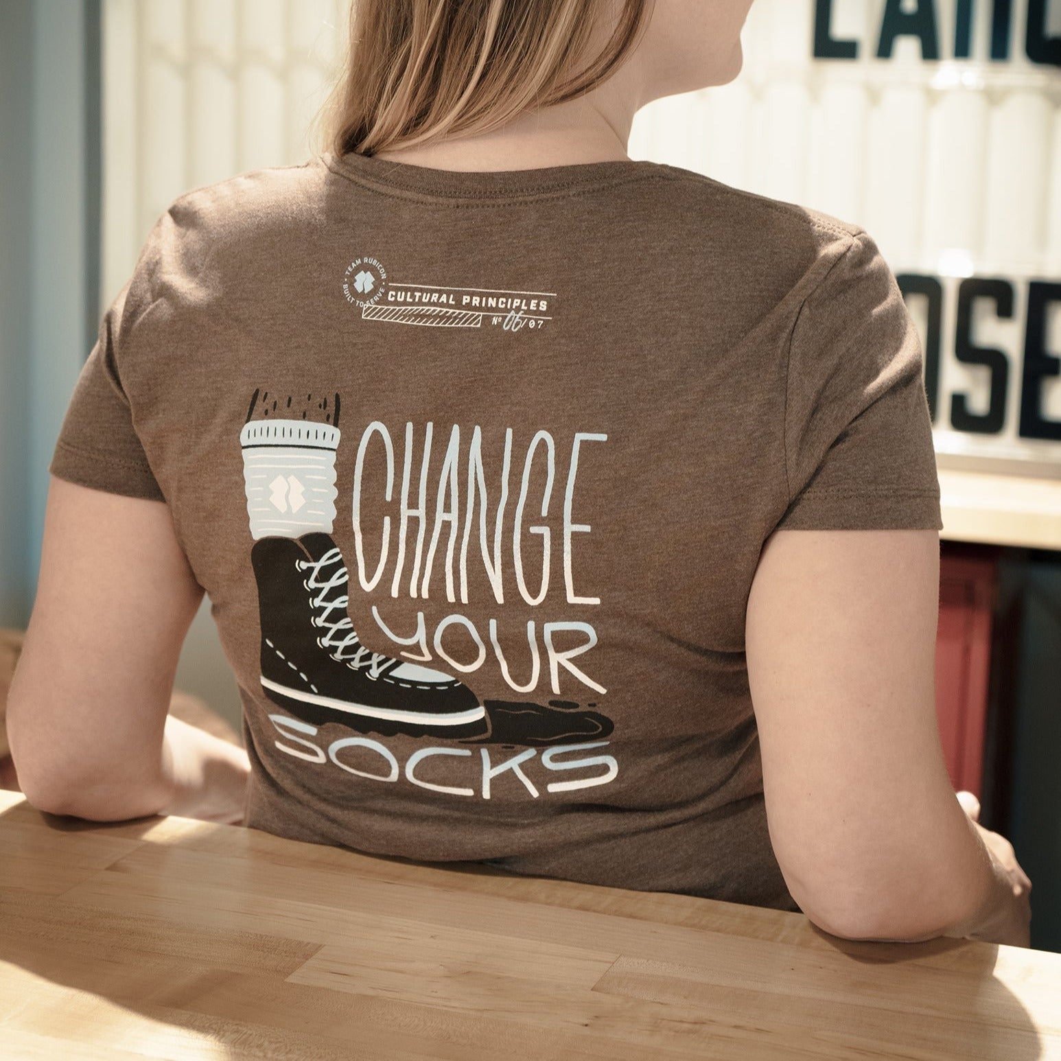 Change Your Socks Women's Fitted T-Shirt