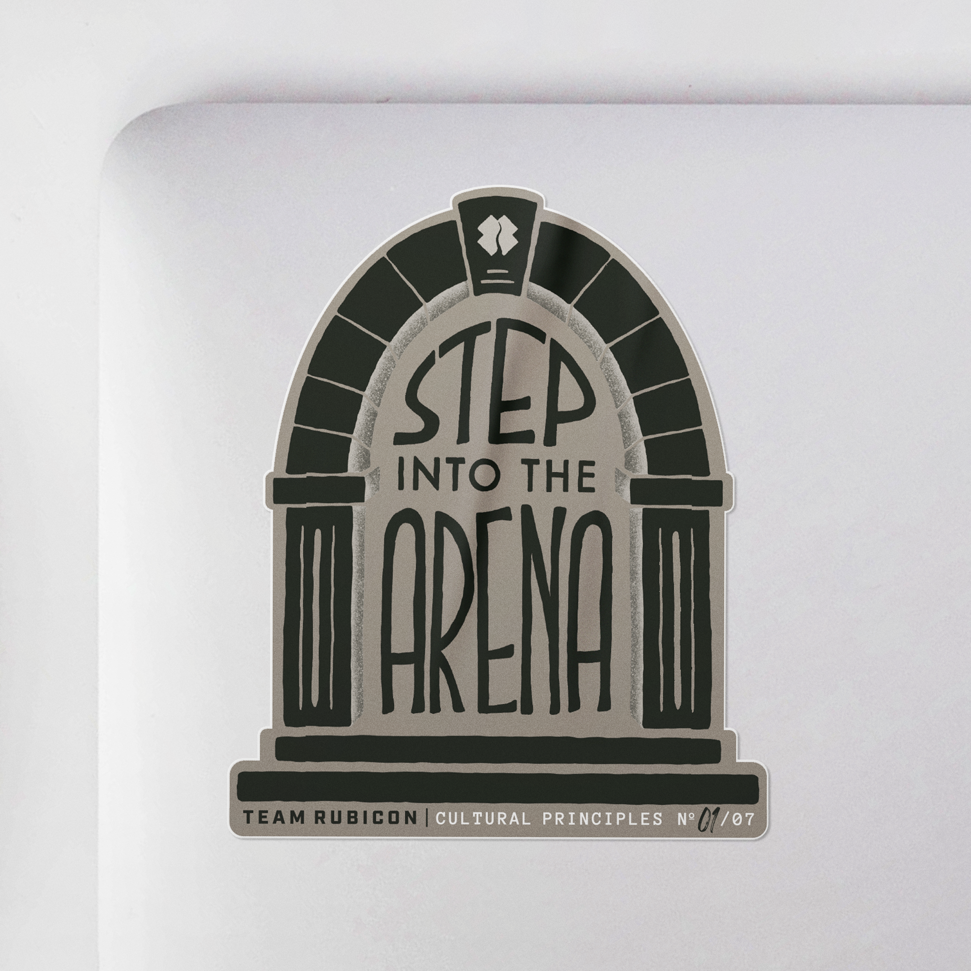 Step Into The Arena Sticker